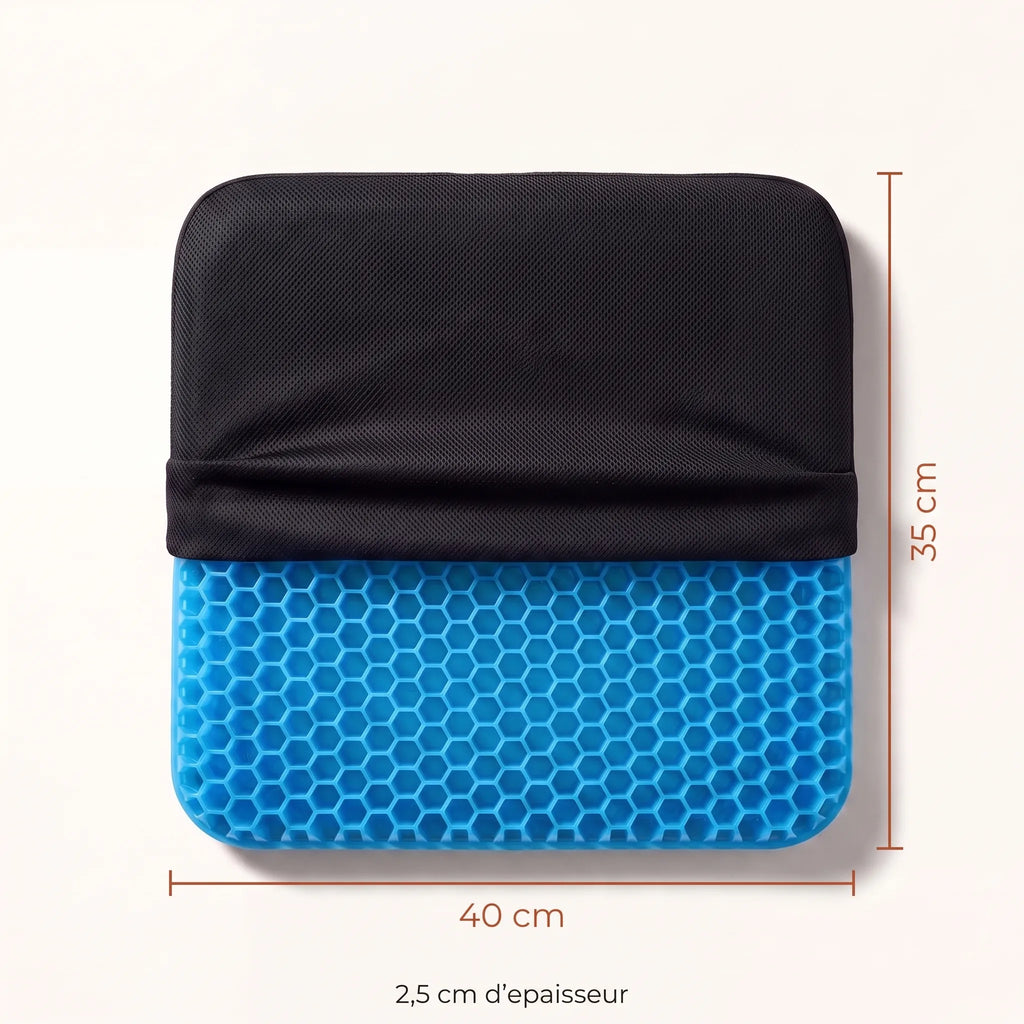Washable Gel Seat Cushion Summer Breathable Honeycomb Design For Pressure Relief Back Tailbone Pain Home&Office Wheelchair Cars
